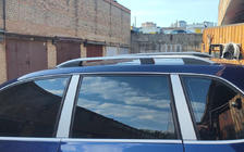 Porsche Cayenne 2003–2010 Barras de techo Skyport (plateadas) foto 3