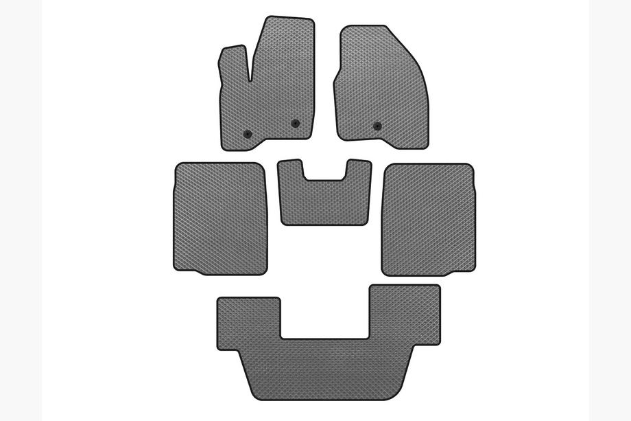 Ford Explorer 2011-2019 Alfombrillas EVA (3 Filas, 2011-2015, Gris) Image