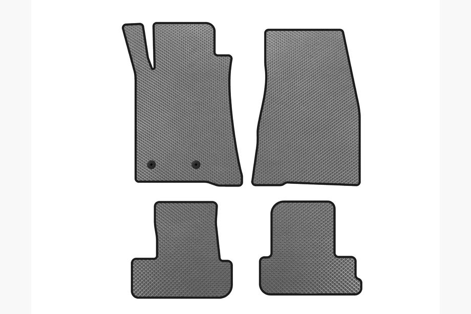 Ford Mustang 2005-2014 Alfombrillas EVA (2009-2014, GT, Cabrio, Gris) Foto 1