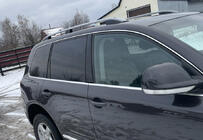 Volkswagen Touareg 2002–2010 Barras de techo Skyport (gris mate) foto 8