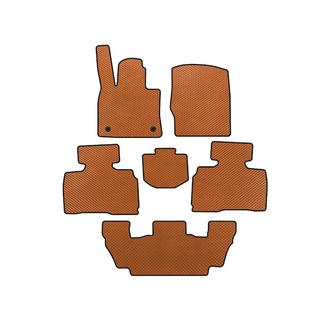 Alfombrillas EVA (3 Filas, 7 Plazas, Naranja)