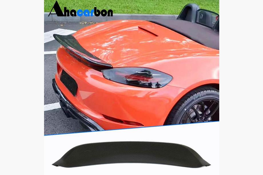 Porsche Boxster/Cayman 982 (718) 2016- Alerón V1 (para Boxster, Carbono) Image