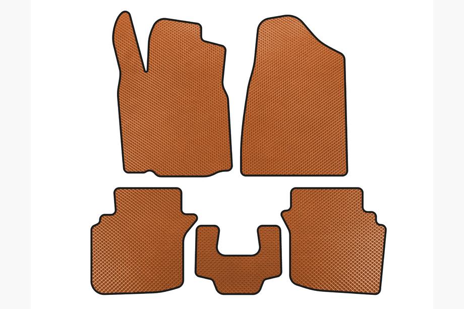 Chrysler Sebring II 2001-2006 Alfombrillas EVA (2004-2006, Naranja) Image