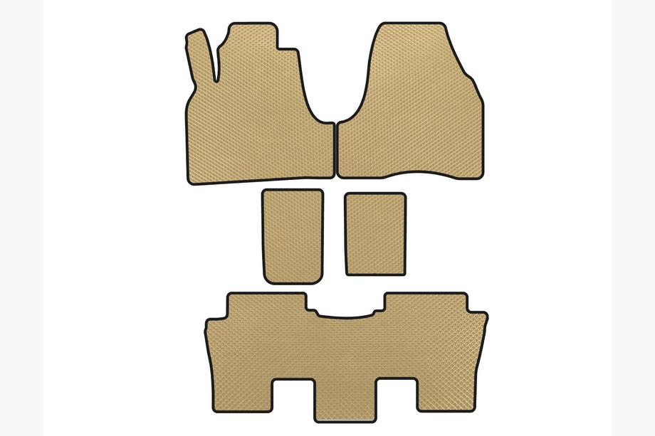 Citroen C-8 2002-2014 Alfombrillas EVA (Beige) Image