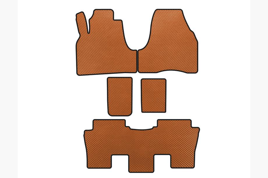 Citroen C-8 2002-2014 Alfombrillas EVA (Naranja) Image