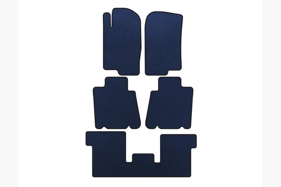 Ford Explorer 2001-2005 Alfombrillas EVA (3 Filas, Azul) Image