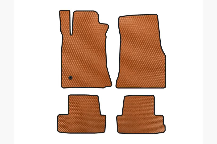 Ford Mustang 2005-2014 Alfombrillas EVA (2005-2009, GT, Coupe, Naranja) Foto 1