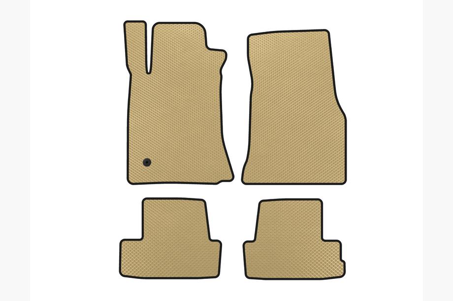 Ford Mustang 2005-2014 Alfombrillas EVA (2005-2009, GT, Coupe, Beige) Image