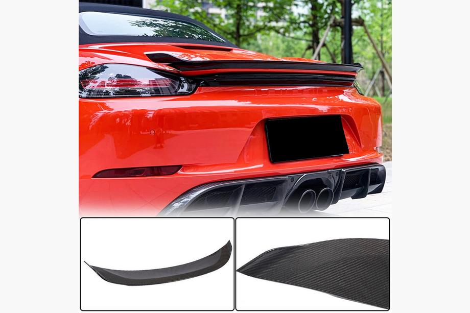 Porsche Boxster/Cayman 982 (718) 2016- Alerón V2 (para Boxster, Carbono) Image