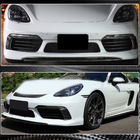 Porsche Boxster/Cayman 982 (718) 2016- Cubiertas para faros antiniebla (2016-2019, carbono) foto 4