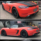 Porsche Boxster/Cayman 982 (718) 2016- Difusor trasero de parachoques V1 (2016-2019, Carbono) foto 4
