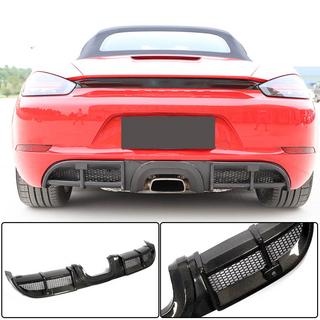Difusor trasero de parachoques V1 (2016-2019, Carbono) Porsche Boxster/Cayman 982 (718) 2016- foto 1
