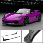 Porsche Boxster/Cayman 982 (718) 2016- Faldones Laterales V2 (2016-2019, Carbono) foto 1