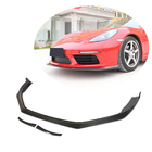 Porsche Boxster/Cayman 982 (718) 2016- Extensión de labio delantero V2 para parachoques (2016-2019, carbono) foto 1