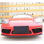 Porsche Boxster/Cayman 982 (718) 2016- Extensión de labio delantero V2 para parachoques (2016-2019, carbono) foto 3
