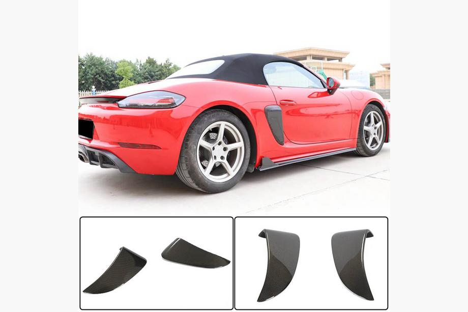 Porsche Boxster/Cayman 982 (718) 2016- Cubiertas de Aletas Traseras (2016-2019, Carbono) Image