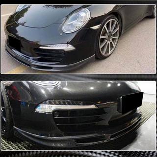 Labio de Parachoques Delantero (para Carrera 2011-2015, Carbono) Porsche 911 (991) 2011–2019 foto 3
