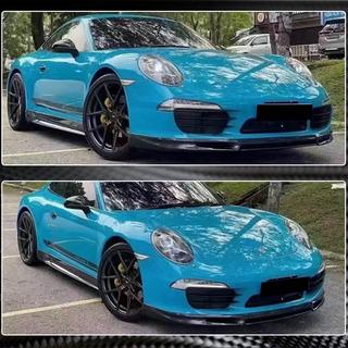 Labio de Parachoques Delantero (para Carrera 2011-2015, Carbono) Porsche 911 (991) 2011–2019 foto 4
