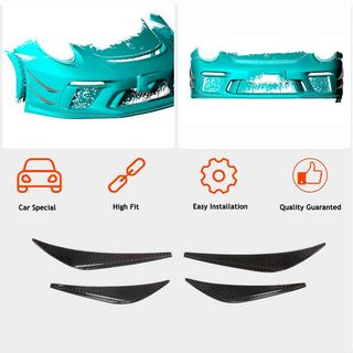 Extensiones de parachoques delantero V1 (para GT3 (RS) 2017-2019, Carbono) Porsche 911 (991) 2011–2019 foto 2