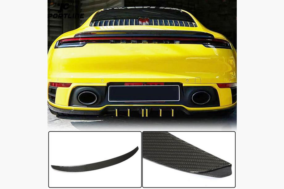 Porsche 911 (992) 2018– Alerón (para Carrera/Targa, Carbono) Image