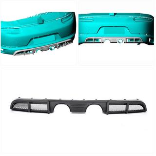 Difusor trasero de parachoques para Carrera 4 GTS 2017-2018, Carbono Porsche 911 (991) 2011–2019 foto 2