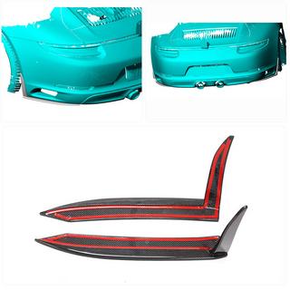 Cubiertas de parachoques trasero para Carrera 4 GTS 2017-2018, Carbono Porsche 911 (991) 2011–2019 foto 2