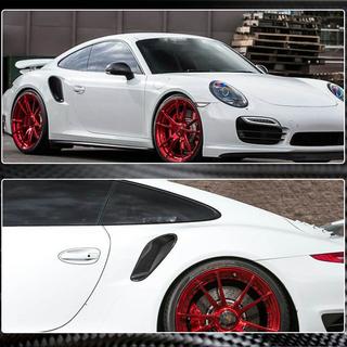 Cubiertas de aletas traseras de carbono (para Turbo S 2014-2016) Porsche 911 (991) 2011–2019 foto 4