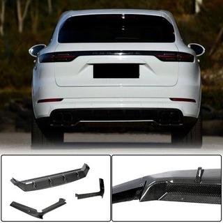 Difusor de parachoques trasero (2018-2023, Carbono) Porsche Cayenne 2018- foto 1