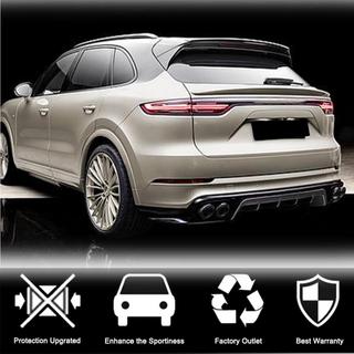 Difusor de parachoques trasero (2018-2023, Carbono) Porsche Cayenne 2018- foto 3