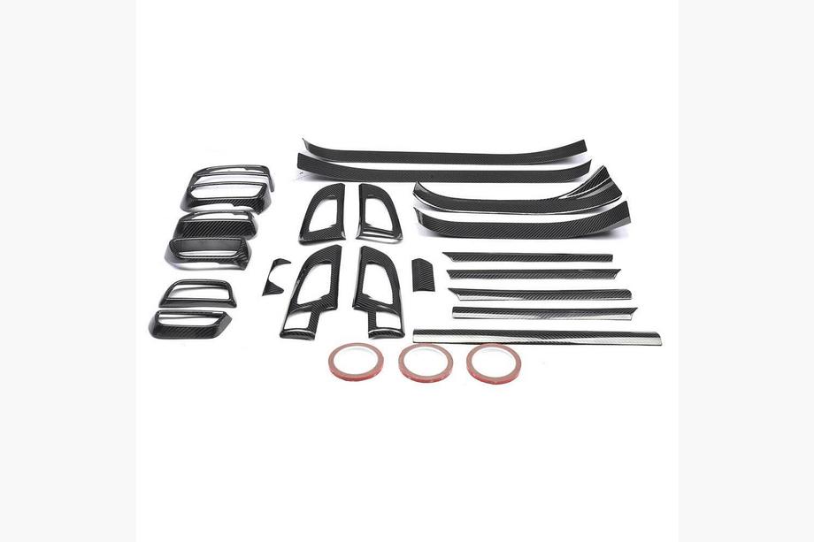 Porsche Cayenne 2010-2017 Kit de molduras interiores de carbono (2015-2018) Foto 6