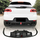 Porsche Macan 2014-2024 Difusor Trasero de Parachoques V2 (2014-2021, Carbono) foto 1