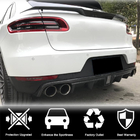 Porsche Macan 2014-2024 Difusor Trasero de Parachoques V2 (2014-2021, Carbono) foto 3