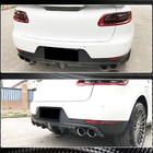 Porsche Macan 2014-2024 Difusor Trasero de Parachoques V2 (2014-2021, Carbono) foto 5