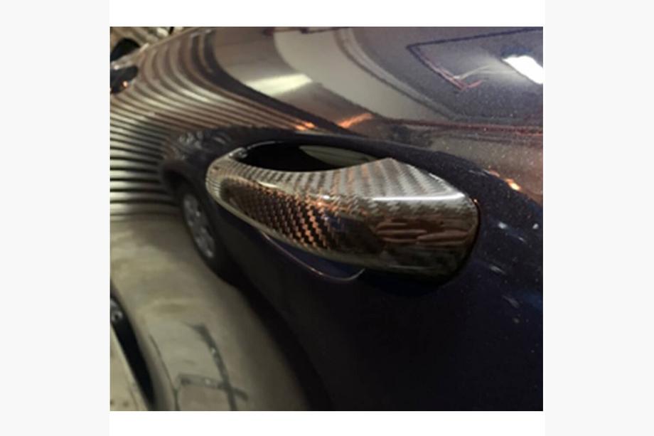 Porsche Macan 2014-2024 Cubiertas de Manijas de Puerta (2018-2021, Carbono) Foto 3