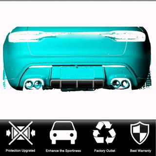 Difusor Trasero de Parachoques V1 (2021+, Carbono) Porsche Macan 2014-2024 foto 2