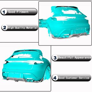 Difusor Trasero de Parachoques V2 (2021+, Carbono) Porsche Macan 2014-2024 foto 3