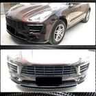 Porsche Macan 2014-2024 Labio Delantero Parachoques V2 (2014-2018, Carbono) foto 3