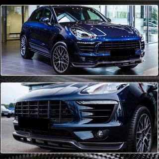 Labio Delantero Parachoques V2 (2014-2018, Carbono) Porsche Macan 2014-2024 foto 4