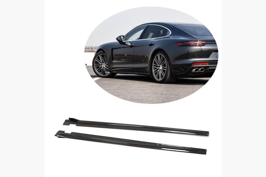 Porsche Panamera 2016-2023 Faldones Laterales (2016-2020, Carbono) Image
