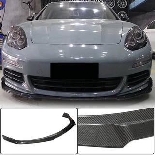 Lip delantero para parachoques (para Base 2013-2016, Carbono) Porsche Panamera 2009-2016 foto 1