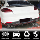 Porsche Panamera 2009-2016 Difusor de Parachoques Trasero (2013-2016, Carbono) foto 2