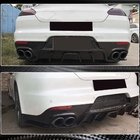 Porsche Panamera 2009-2016 Difusor de Parachoques Trasero (2013-2016, Carbono) foto 3