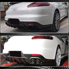 Porsche Panamera 2009-2016 Difusor de Parachoques Trasero (2013-2016, Carbono) foto 4