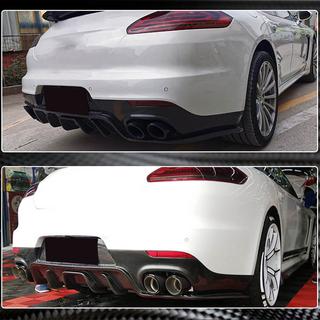 Difusor de Parachoques Trasero (2013-2016, Carbono) Porsche Panamera 2009-2016 foto 4