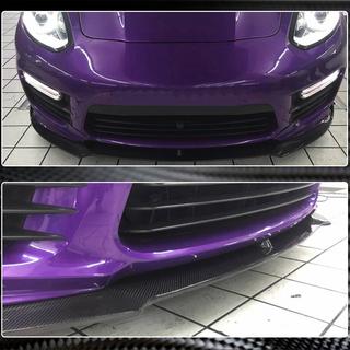Lip delantero de parachoques V1 (para Turbo/Turbo S/GTS) Porsche Panamera 2009-2016 foto 4