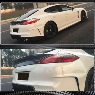 Spoiler (2009-2013, Carbono) Porsche Panamera 2009-2016 foto 3