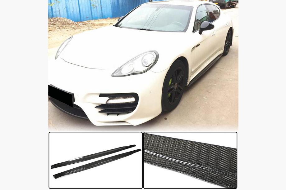 Porsche Panamera 2009-2016 Faldones Laterales V1 (2009-2013, Carbono) Image