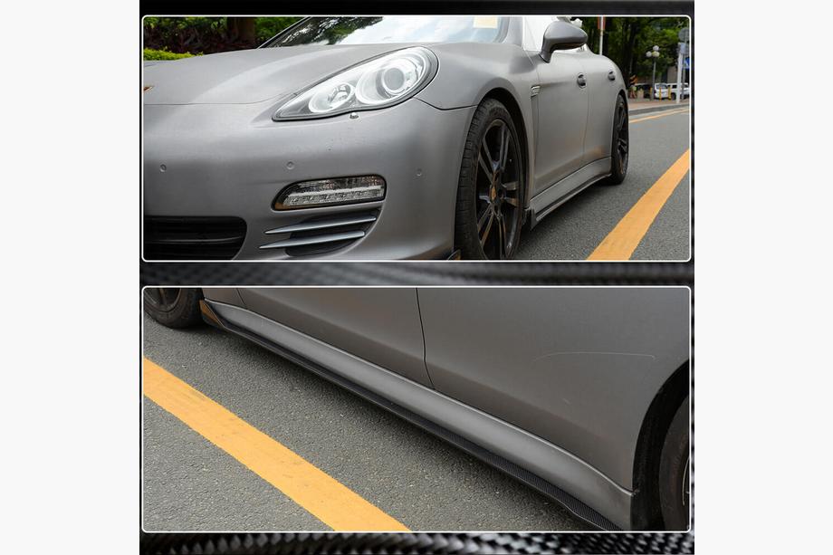 Porsche Panamera 2009-2016 Faldones Laterales V2 (2009-2013, Carbono) Foto 3