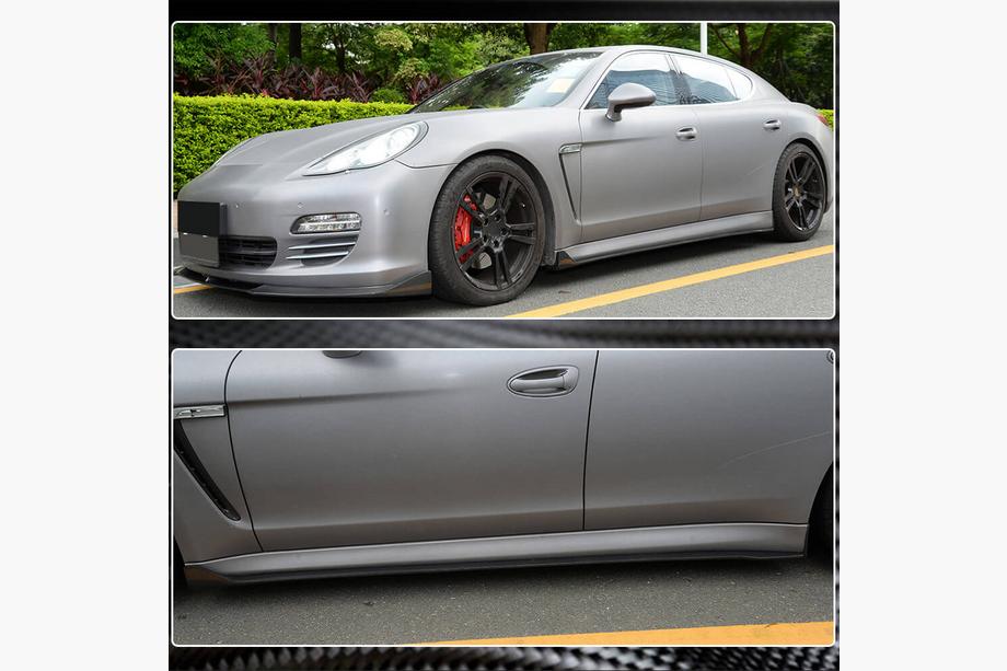 Porsche Panamera 2009-2016 Faldones Laterales V2 (2009-2013, Carbono) Foto 4