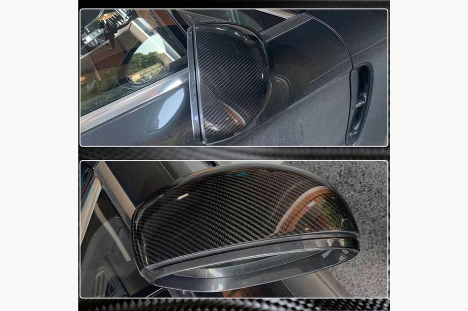 Porsche Panamera 2016-2023 Cubiertas de Espejos (2016-2020, Carbono) Foto 3